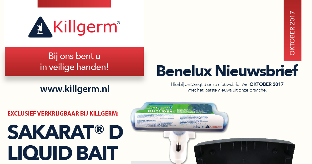 Benelux Nieuwsbrief Oktober 2017
